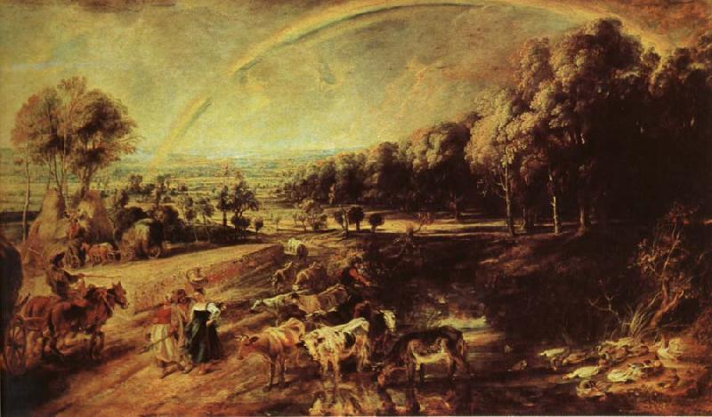 Peter Paul Rubens Rainbow Landscape France oil painting art